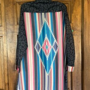 Crazy Train western style dress. Worn once as a duster.